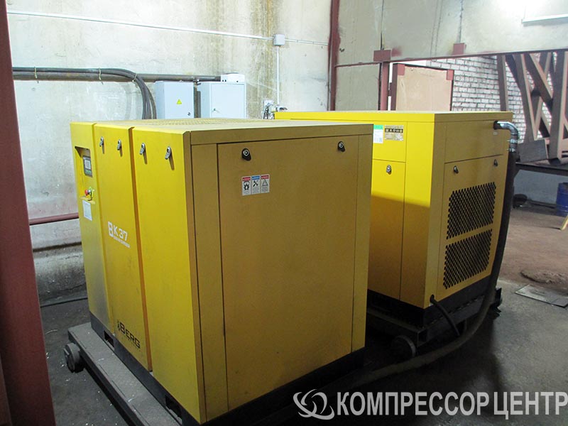 Второй винтовой компрессор "Berg" ВК-37/8 для ЗАО "СПК "Монкон"