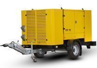 Винтовой компрессор Atmos PDP 190-10 (на шасси, рег. высота, без тормозов)
