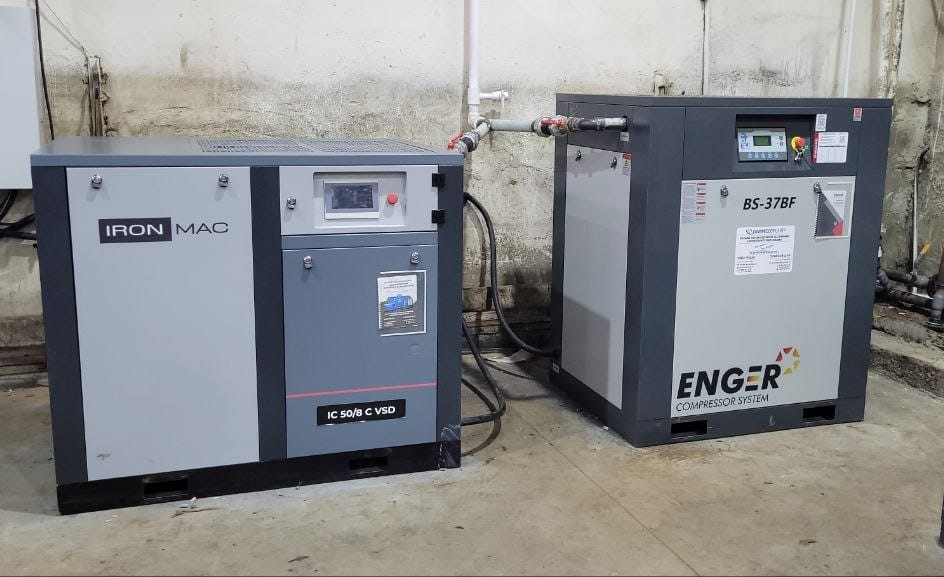 Винтовой компрессор Enger BS-37BF 8 для ООО "СИБАРМ"