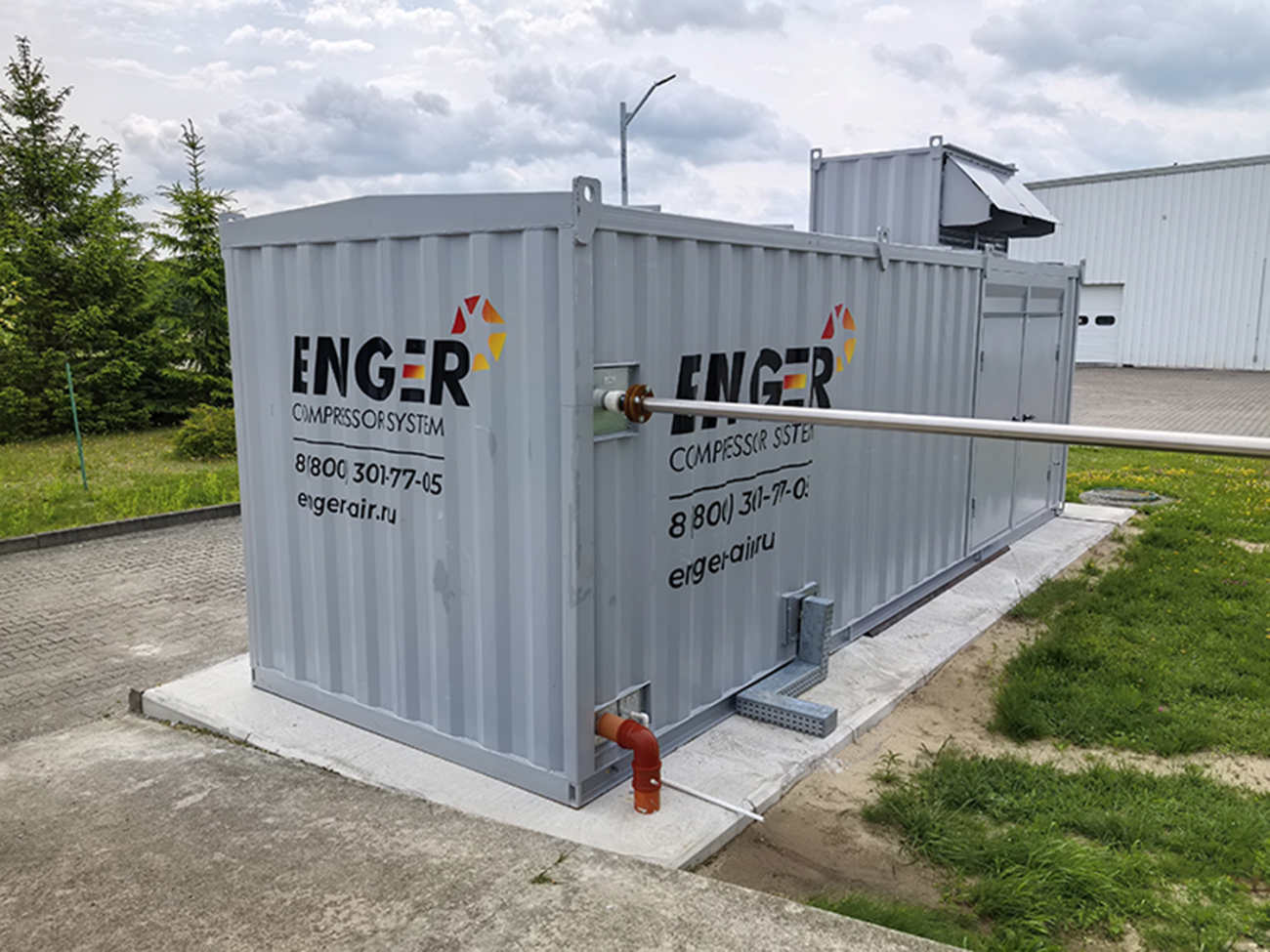 Модульная компрессорная станция для ООО АМЕКО - КАЛИНИНГРАД